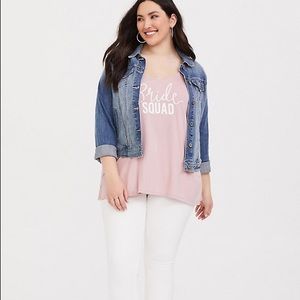 Torrid Bride Squad bridesmaid tank top shirt